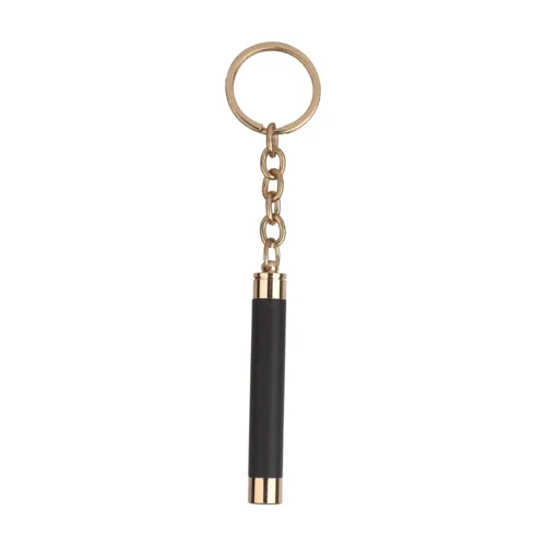 Charcoal Black Finished Keychain