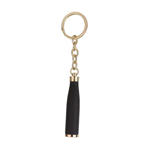 Jet Black Finished Keychain
