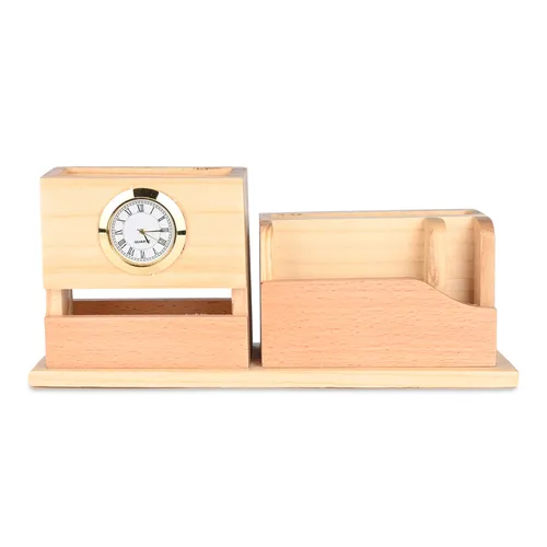 Classic Wooden Desk Organizer